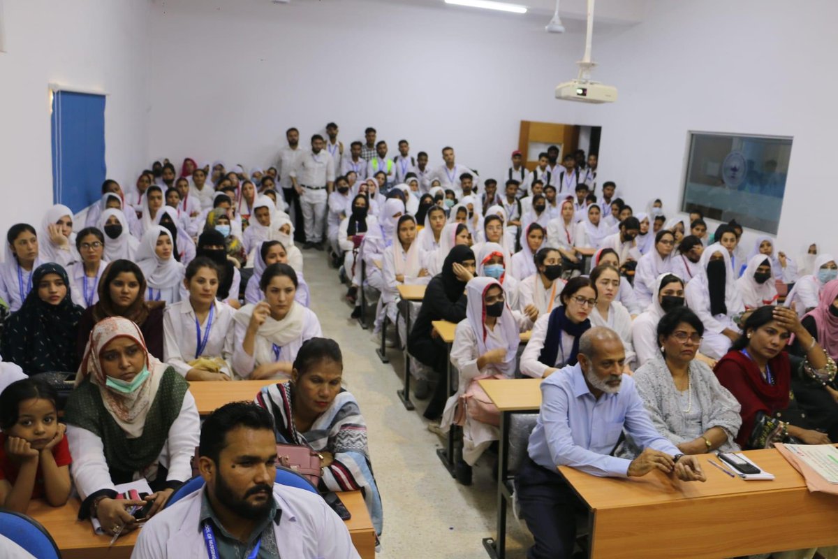 NgoMuhammadi's tweet photo. An awareness session was conducted at Horizon School of Nursing &amp; Health Sciences  by the Muhammadi Foundation (R) The aim was to create awareness of pre-marriage testing  We encourage studentsto get themselves tested. https://t.co/TlsbSf3u0v