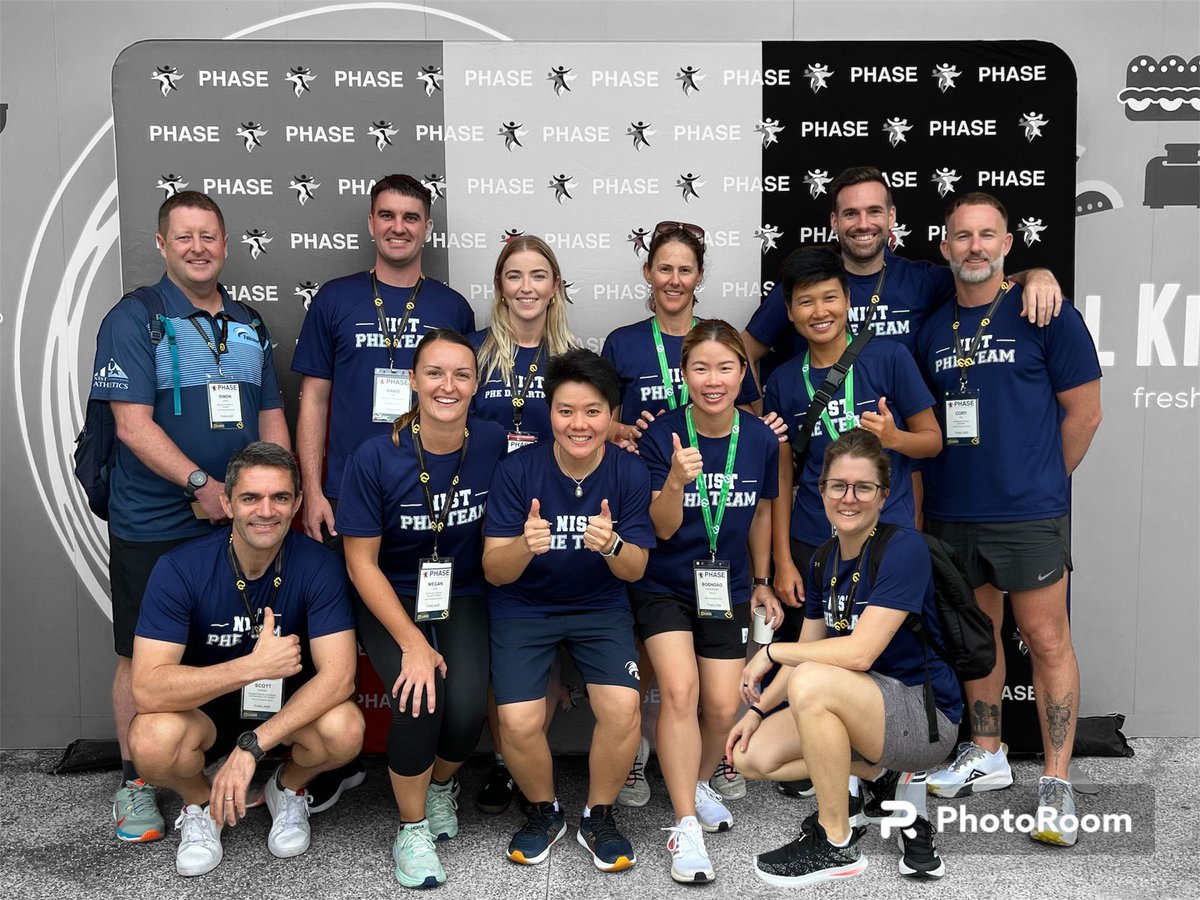 LockettMeg's tweet photo. So lucky to be able to work with such a special group of people! @PHASEglobal @NISTSchool #phase2023 #physicaleducation #peteacher #PhysEd https://t.co/KEYkr2C1WK