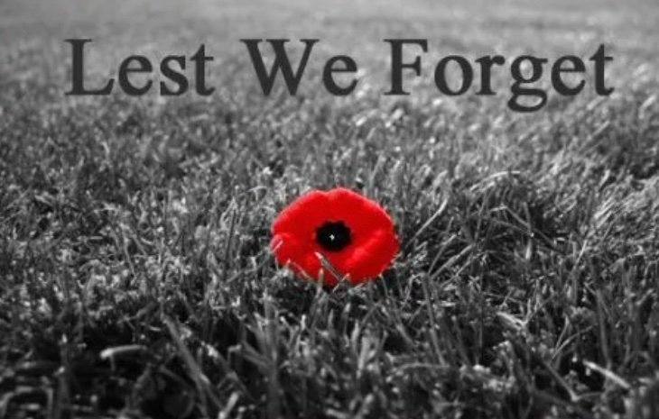 When you go home,
Tell them of us and say;
For your tomorrow
We gave our today.

#remembe