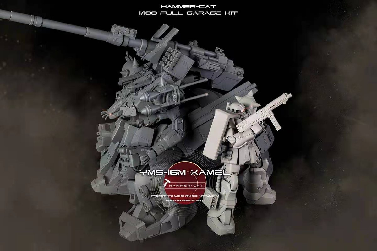 ScalematesJapan's tweet photo. ハンマーネコ(Hammer-Cat)が間もなく発売する1/100 YMS-16M ザメル 樹脂GK !
かなり勢いのある体型で細部までしっかりと還元されており。大砲の砲管には炭素繊維の材質も採用されるそうで、樹脂の変形や金属砲管の重さを避けることができるそうです
#Gundam #Gunpla #ガンダム #ガンプラ #mg #ガンプラ好きと繋がりたい #ガンダム0083 #スターダストメモリー #ザメル #XAMEL