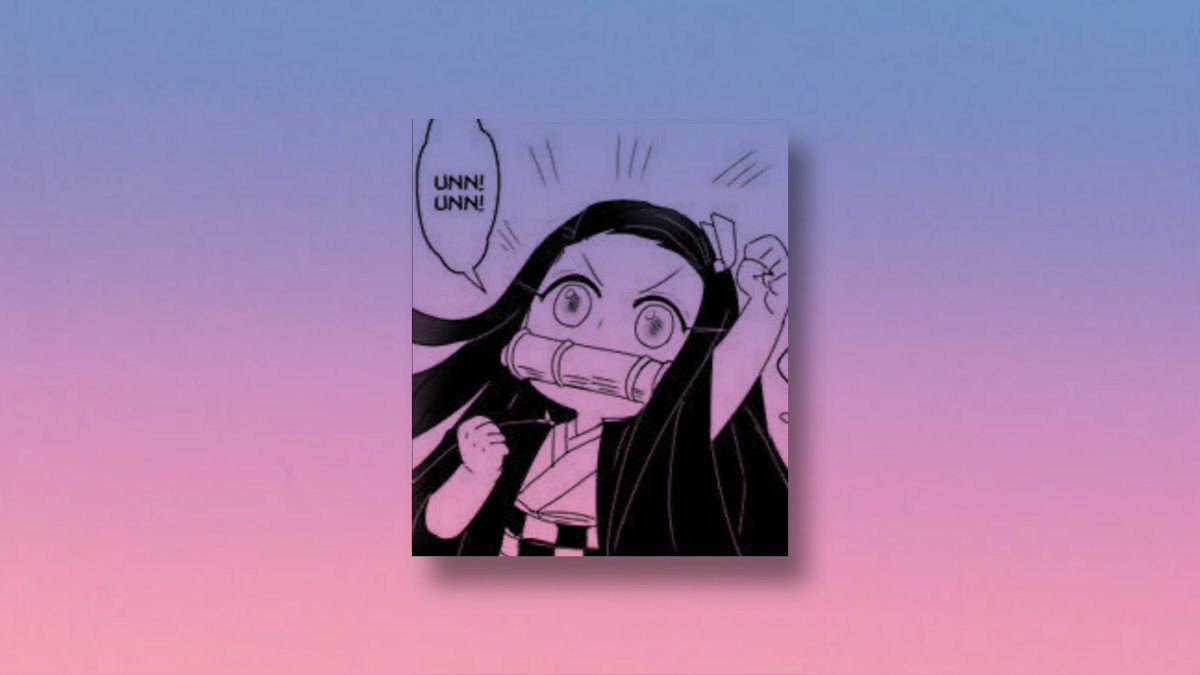 pinkpaleddemon's tweet photo. ⠀
⠀
⠀⠀⠀⠀nezuko is cheering for him !

⠀⠀ https://t.co/TQMLuCfTPg