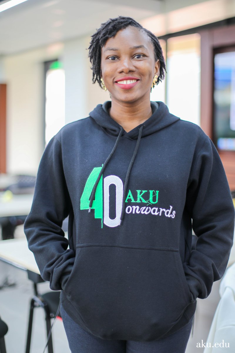 AKU_GSMC's tweet photo. @LukoyeAtwoli @AKUMCEA @ndevji @DTBKenya Campus vibes just got an upgrade! Our #EMMLI participants were spotted on campus embracing the AKU spirit in these stylish hoodies. Looking good, feeling great β that's the energy we love! π₯ #GSMC https://t.co/VdLyJMmAft
