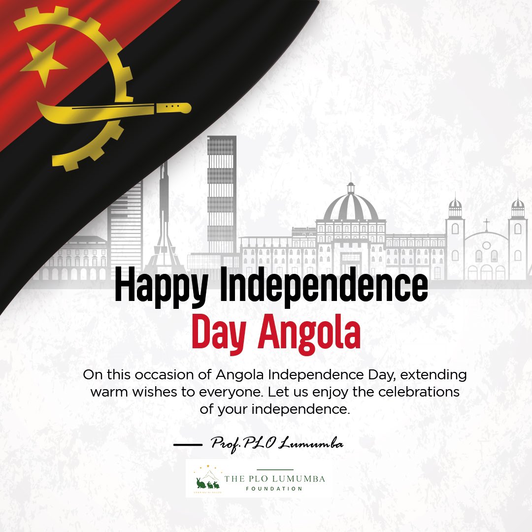 Happy Independence Day Angola 🇦🇴 #Angola #angolaindependeceDay <a href="/jlprdeangola/">João Lourenço</a>