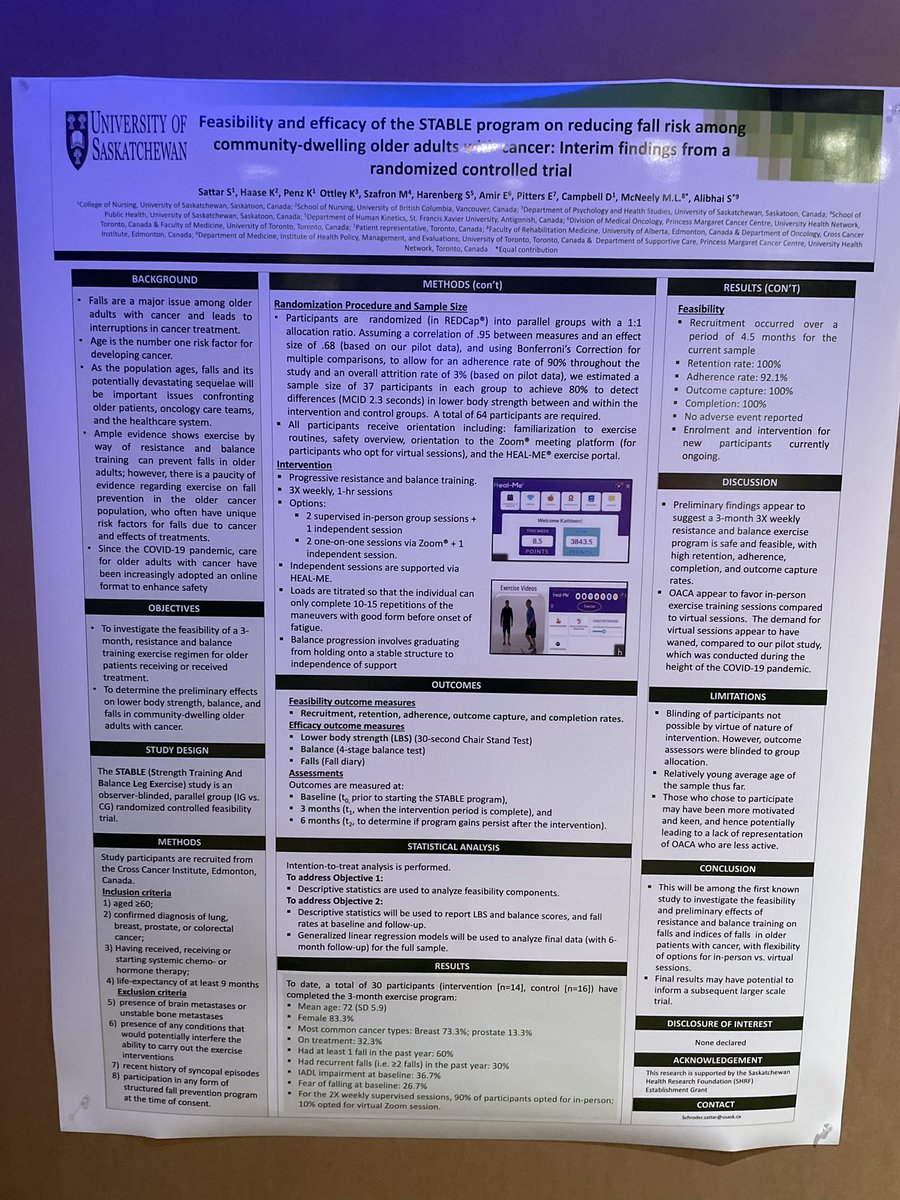 THsuMD's tweet photo. Amazing research being done by Canadians 🇨🇦 in #gerionc #siog23 #siog2023 https://t.co/3FBng4YGAw