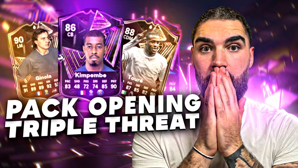 SharkyTV_'s tweet photo. 🚨NOUVELLE VIDEO YOUTUBE🚨

PACK OPENING TRIPLE THREAT 😈

▶️https://t.co/Leh3lpn64z

#EAFC24 #FC24 #TripleThreat #Triplemenace https://t.co/Q7Ef8faDMa