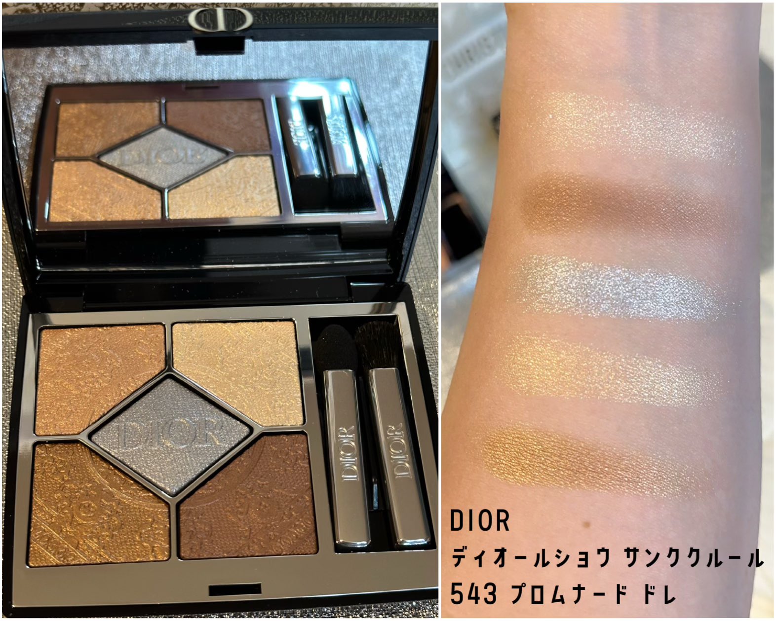 DIOR ディオールショウ サンク クルール 543 プロムナード ドレ-