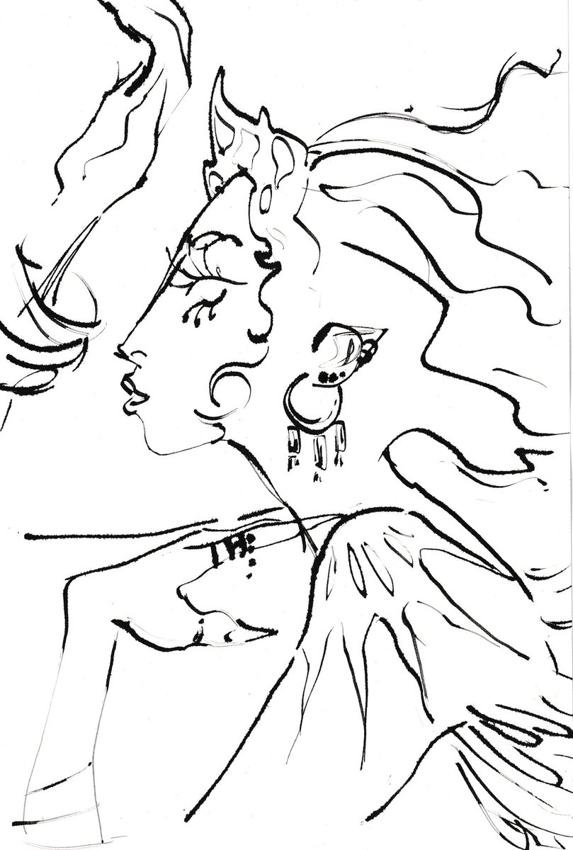 cryptidfa3ry's tweet photo. ink drawings https://t.co/SCznJnmVkf