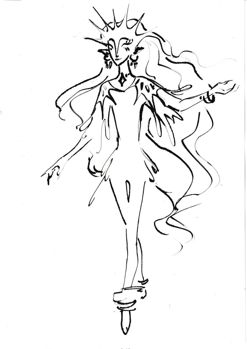 cryptidfa3ry's tweet photo. ink drawings https://t.co/SCznJnmVkf