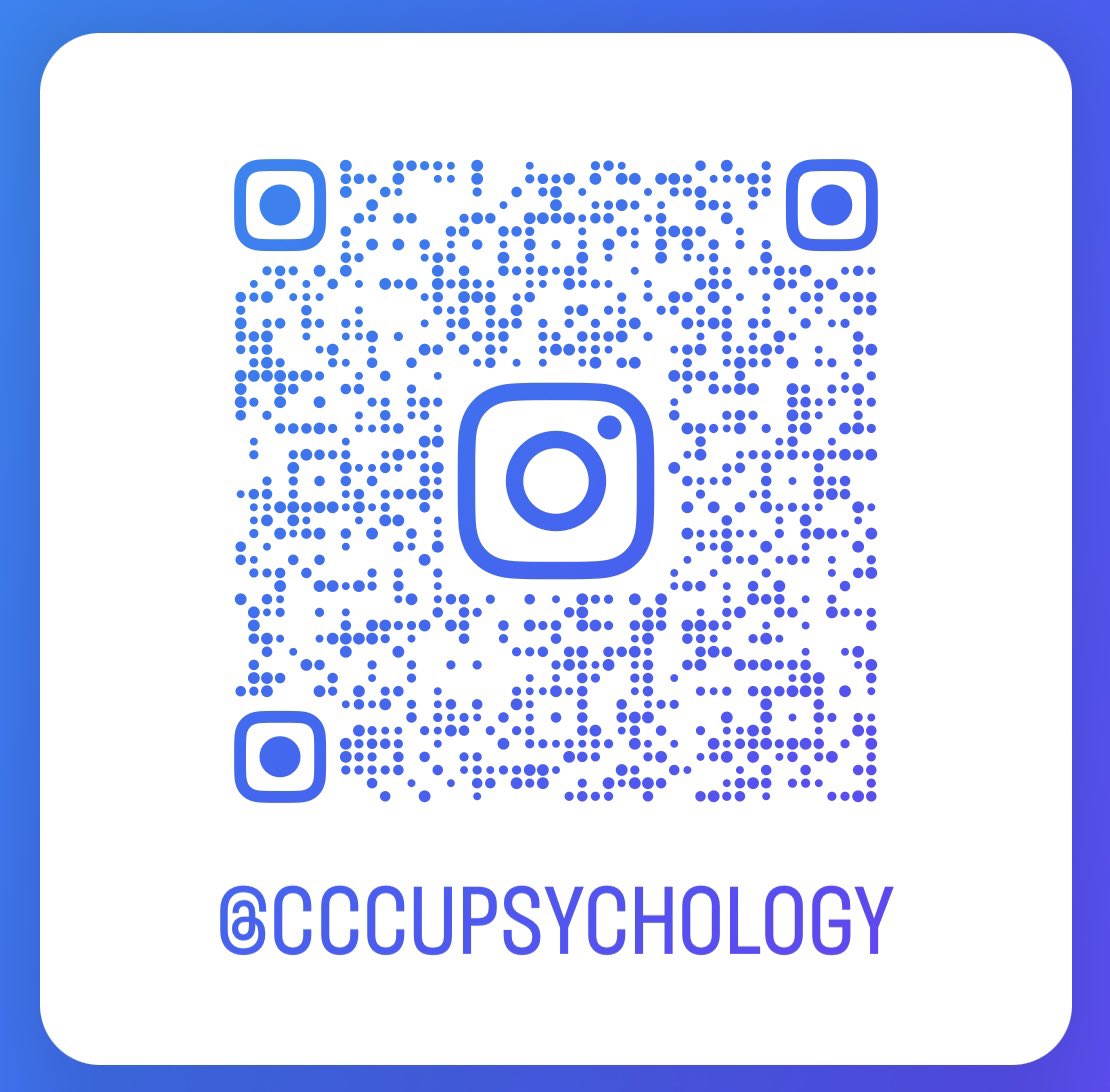 Today’s Answers Day! We’re excited to meet prospective students and families visiting our psychology stand.

Head over to our Instagram to get the run down on what’s happening!

instagram.com/cccupsychology…

#CCCUPsychology #AnswersDay