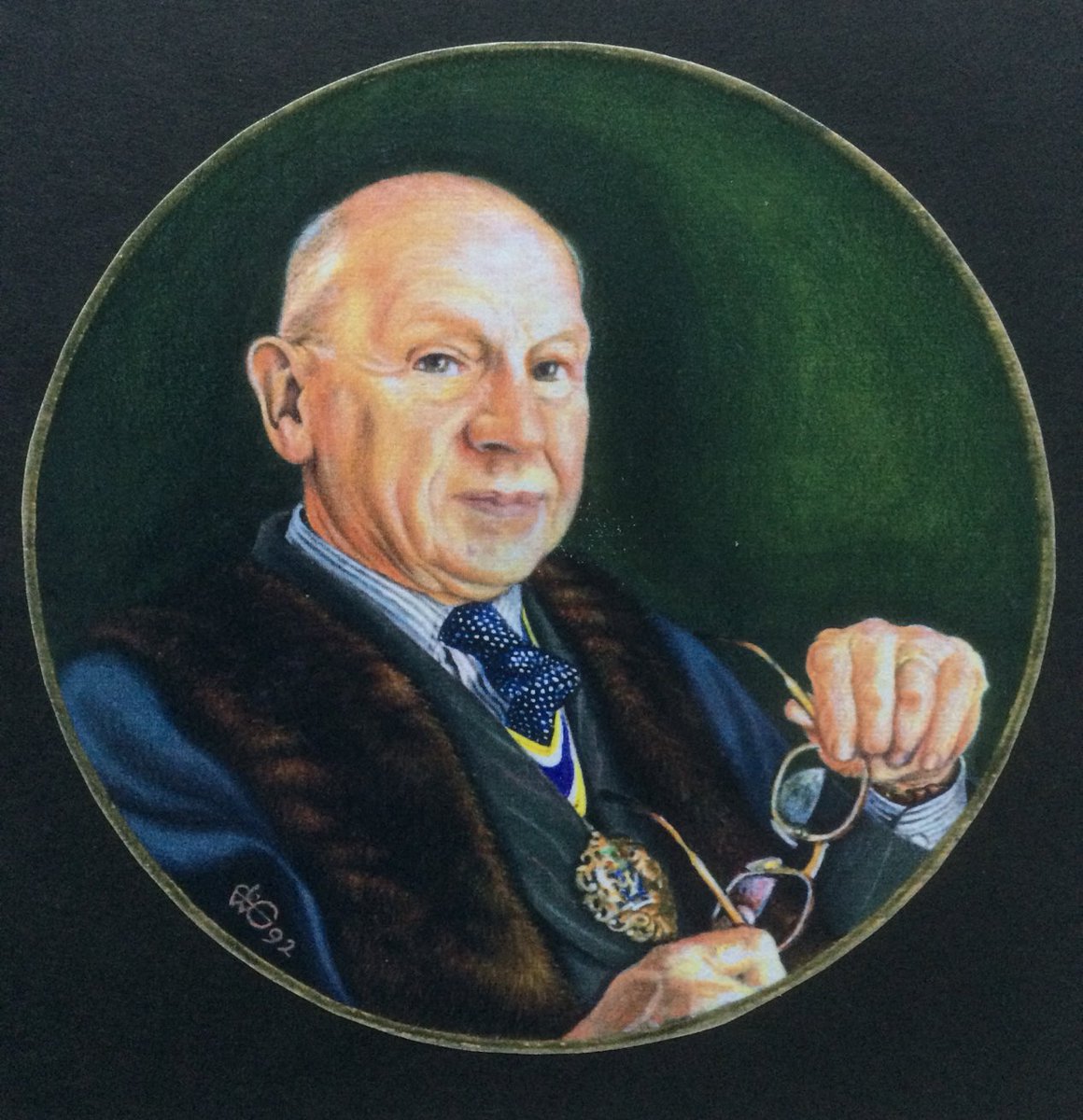 billdewilde's tweet photo. Prof. Tony Glenister
Miniature painting in acrylic
#portraitnovember #miniature #painting #saturdayvibe #artist
#artistonX #artistsoninstagram https://t.co/hdbZZ96Io1