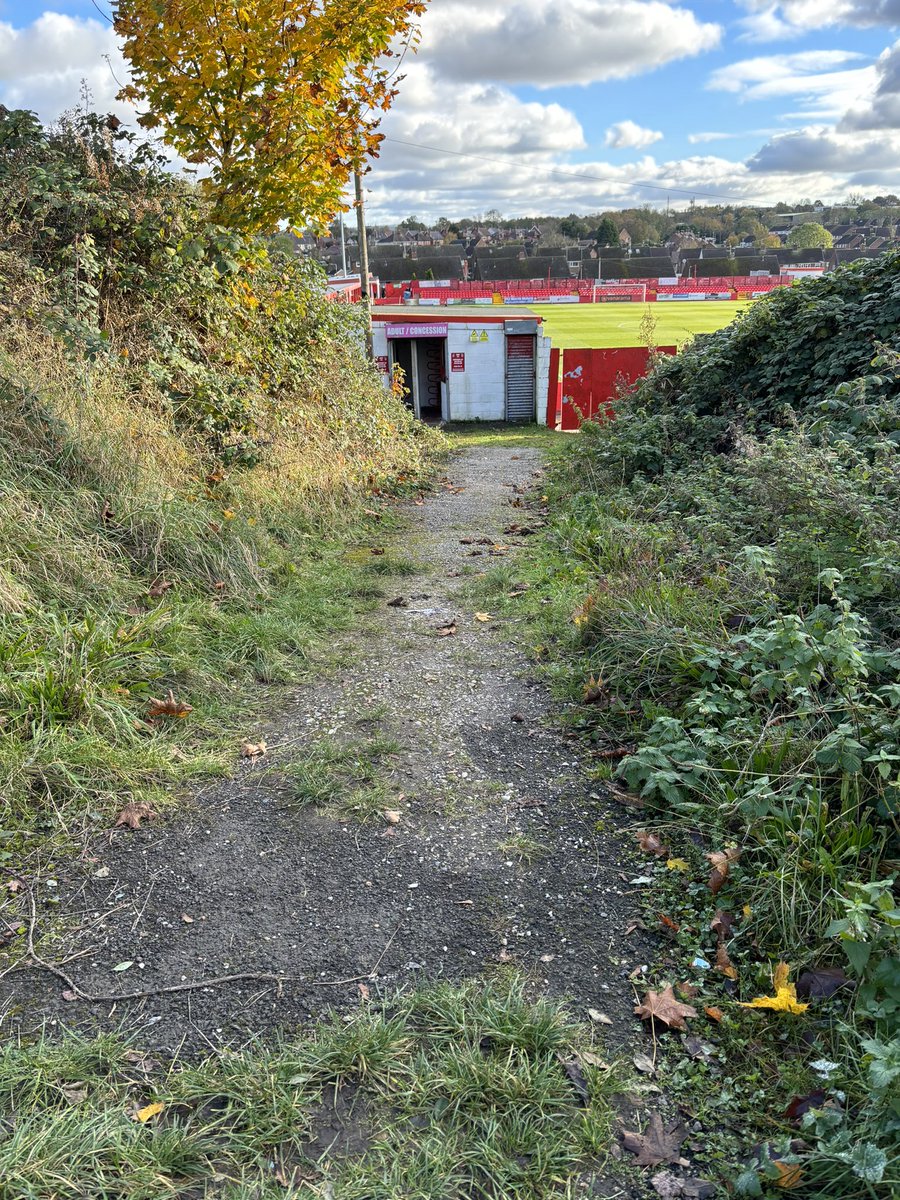 Is <a href="/AlfretonTownFC/">Alfreton Town FC</a> the worst entrance to an away end in English Football?