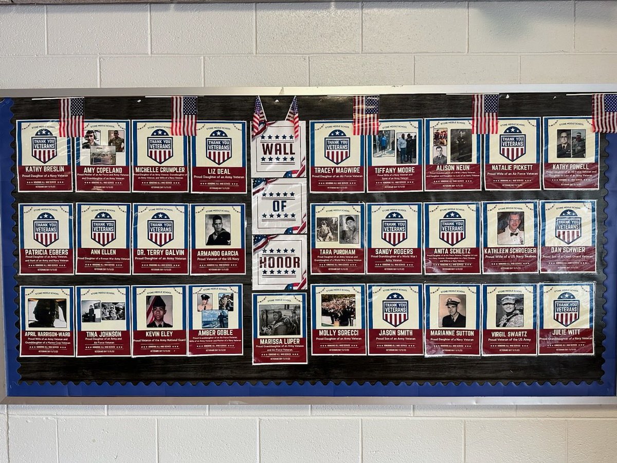 Thank you Veterans and your family for all your service.