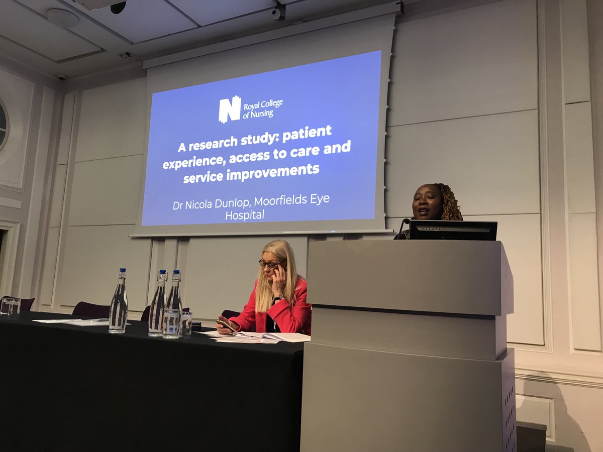RCNOphthalmicNursing (@rcnophthalmic) on Twitter photo Dr Nicola Dunlop <a href="/NicolaDunlop13/">Dr Nicola Dunlop</a> sharing the findings of her research exploring patient experience, access to care and service improvements #RCNON23 Dr Nicola Dunlop <a href="/NicolaDunlop13/">Dr Nicola Dunlop</a> sharing the findings of her research exploring patient experience, access to care and service improvements #RCNON23