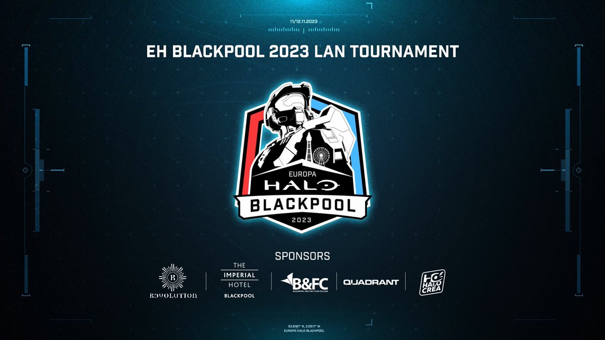 WE ARE LIVE! 

Tune in on our Twitch channel and don't forget to use the #EHBlackpool23 in your tweets this weekend.

🖥️ twitch.tv/europahalo
📥 Drops enabled