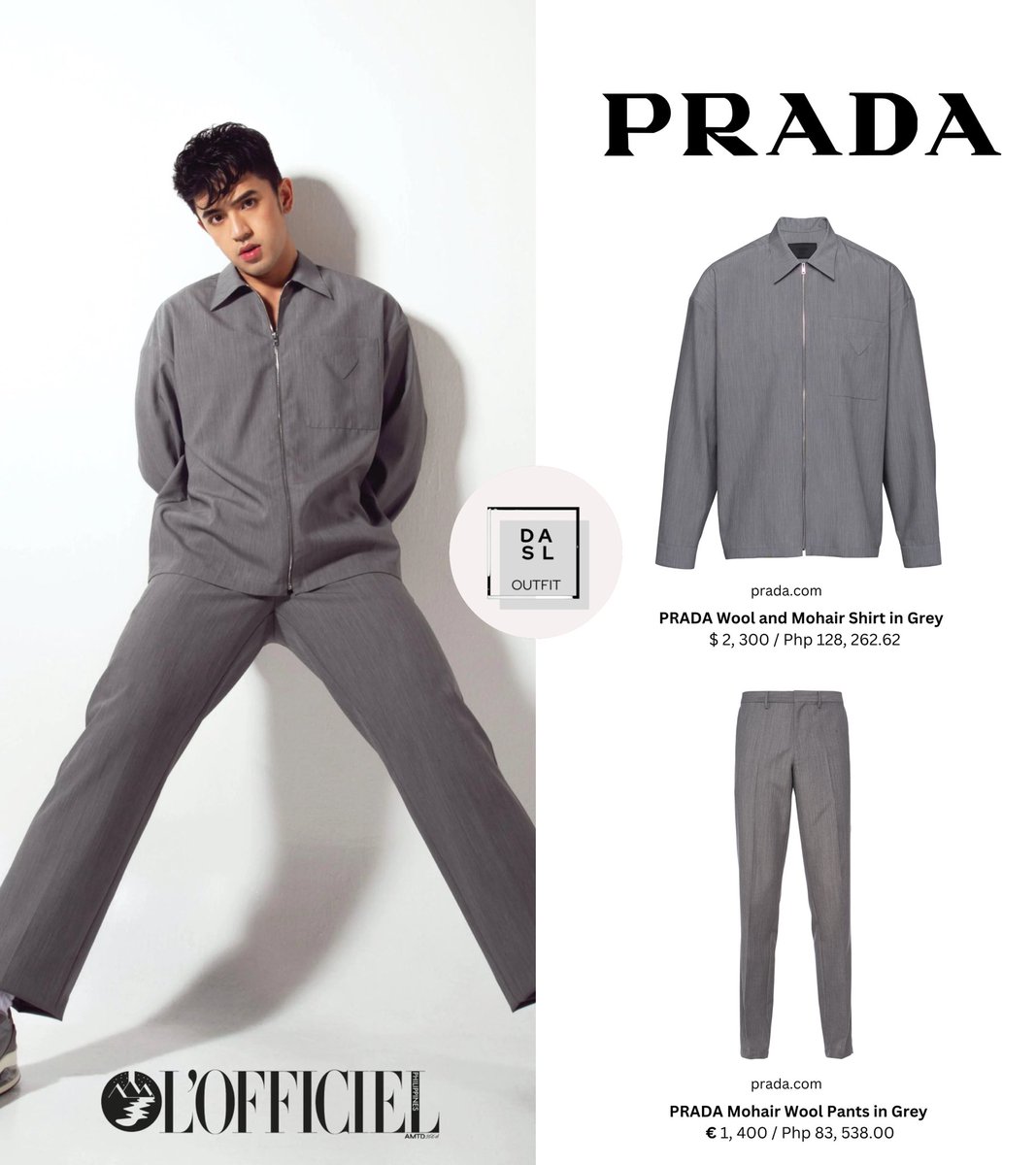 dasl_ootd's tweet photo. #DavidLicauco graces L’Officiel Philippines Hommes for November 2023 issue, where he’s the first GMA male artist featured on PH edition of the French magazine. 

Here are some of the captivating ensemble of outfits that define his effortless opulence and allure on the magazine. https://t.co/MhbYAcj7qB