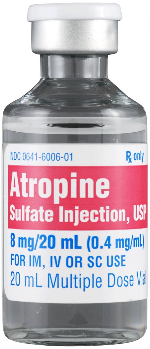 What is a atropine used for?