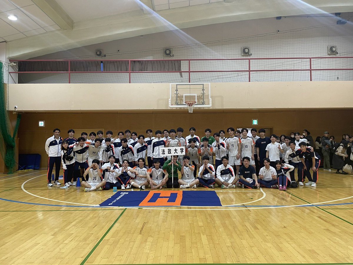 【最終報告】
春リーグ:8位
秋リーグ:9位
インカレ:ベスト16

「法政に関わる全ての人をワクワクさせる」と新スローガンを掲げ、今までやった事のない様々な挑戦を、1年間行ってきました
それでも届かなかったインカレベスト8は次世代に託し4年生は引退します
1年間応援ありがとうございました！