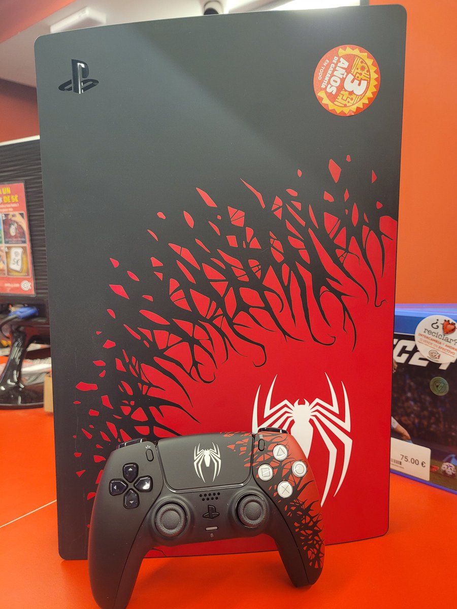 CexNervion's tweet photo. Puede estar más chulas esta PS5?🕷🕸🕷🕸🕷🕸🕷 https://t.co/Rag5L9tPGu