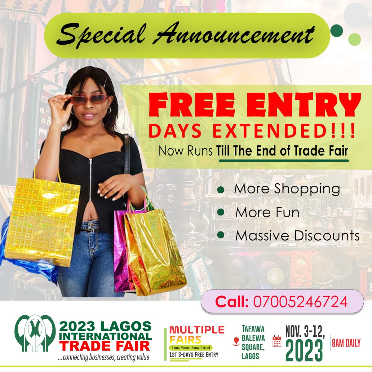 damilola12's tweet photo. Abenicrafts is in the Lagos State Pavilion at the Lagos International Trade Fair holding at Tafawa Balewa Square, Lagos Island till the 12th of November. It's free entry till the end. https://t.co/h6BFQT6c0q