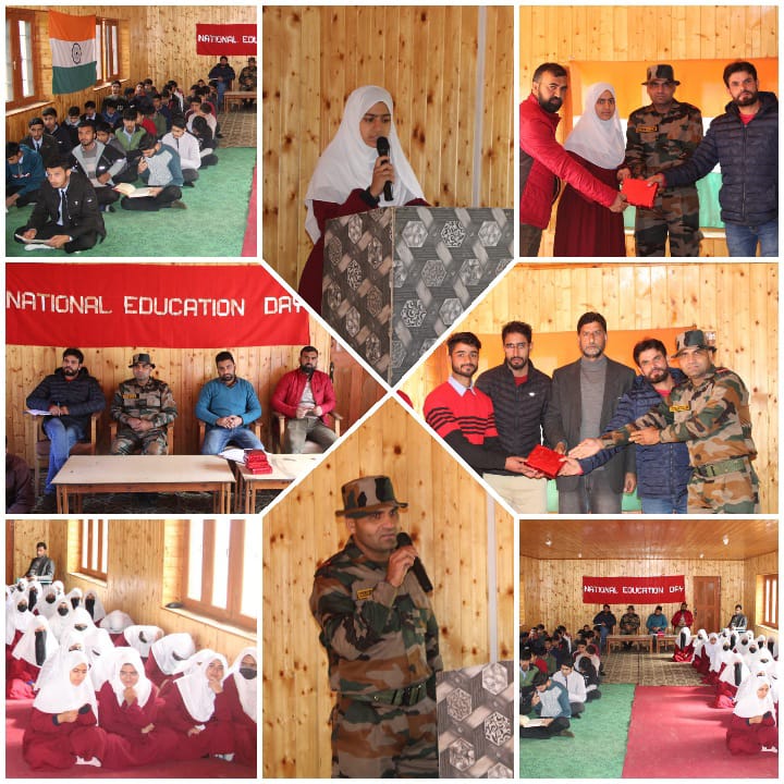 Indian Army Celebrated National Education Day At Lalpura, Lolab

#indianArmy
#prosperouskashmir
#NationalEducationDay
#nayaKashmir
#AIlforKashmir