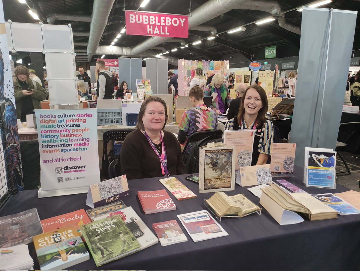 What do Fantasy art, literature &amp; comics mean to you? Share your thoughts with <a href="/leedslibraries/">Leeds Libraries</a> on stall B8, Bubbleboy Hall <a href="/ThoughtBubbleUK/">Thought Bubble Festival</a>