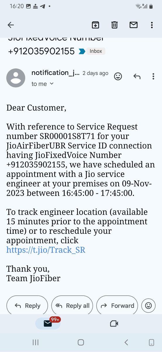 prashantve41171's tweet photo. Please can someone tell me when the service engineer will come and when my problem will be solved? https://t.co/j087FFQsey