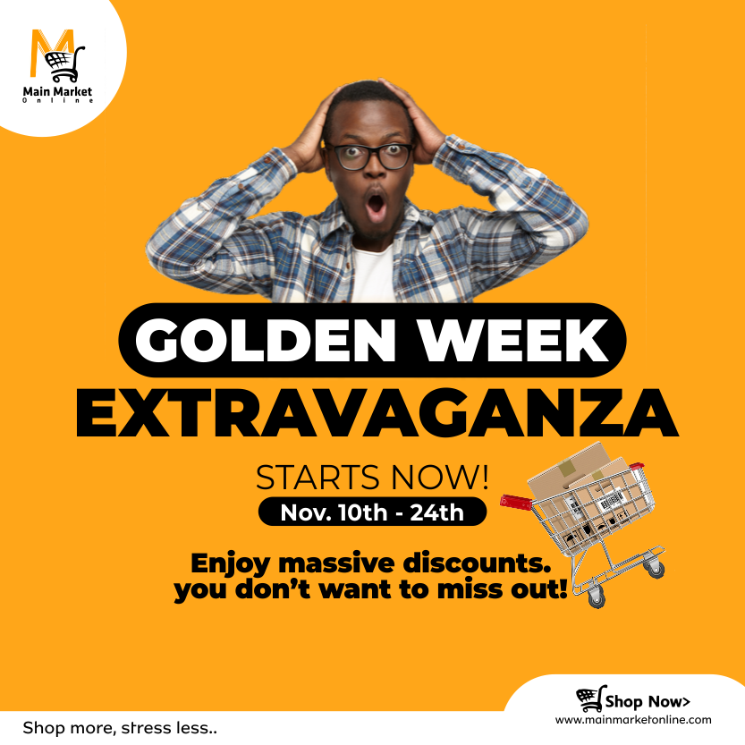 MainMarket's tweet photo. Golden Week Extravaganza sales are on!
Dive into unbeatable deals from 10th - 24th Nov. 2023. Shop your favorites at incredible prices!
Don't miss out!
Visit our website @ https://t.co/F2H6O6ax61
#GoldenWeekSales #MMOGoldenWeek23 #ShopSmart #MMO #MainMarketOnline https://t.co/trlqOxSOQ2
