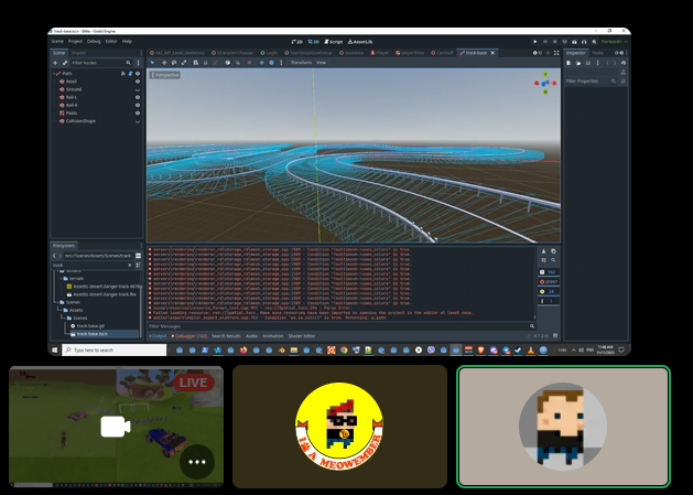 Like <a href="/GalacticatsNFT/">Galacticats</a> we didn't mint right away, we wanted to have more of a MVP ready. Multiplayer server for testing is up, racing soon to come, procedural race tracks... but as these are standards now, there's a couple game modes we want up first before we mint. #NFT