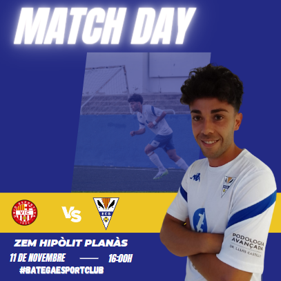 ÉS DIA DE PARTIT⚽️

Duel vital entre dos rivals directes avui a l'Hipòlit Planàs. 

🆚 <a href="/UEVic_/">Unió Esportiva Vic</a> 
⌚️16:00
📻 <a href="/RadioGranollers/">Ràdio Granollers</a> 

Passi el que passi,  amb tot Esport Club Granollers 🔵⚪️👏

#BategaEsportClub