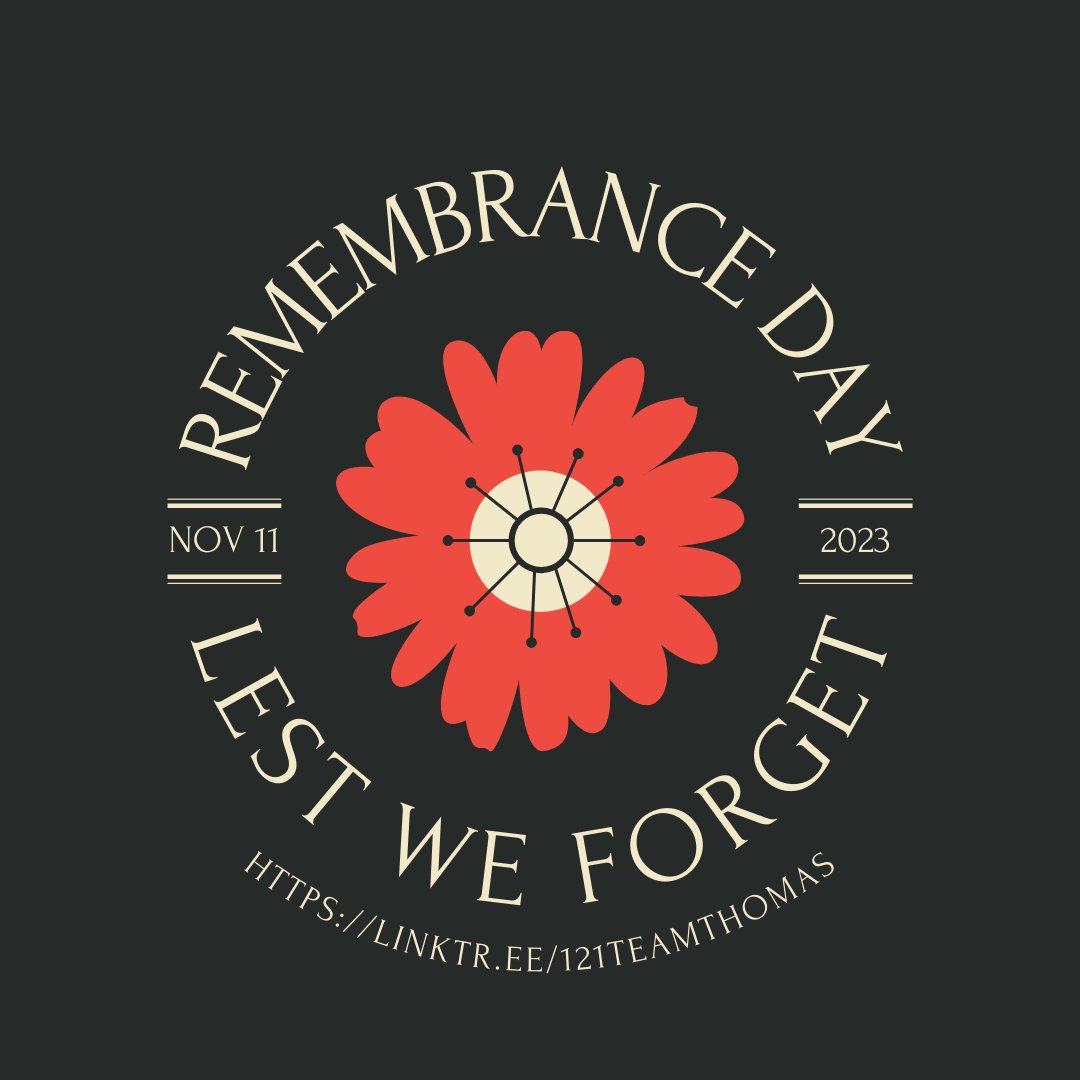 This Remembrance Day, we honor &amp; remember those who gave their lives for our freedom &amp; peace. 

Their sacrifice reminds us of the value of each day &amp; the importance of living our lives to the fullest. 

We will never forget🌹🕊️

#RemembranceDay #LestWeForget #Peace #LincsConnect