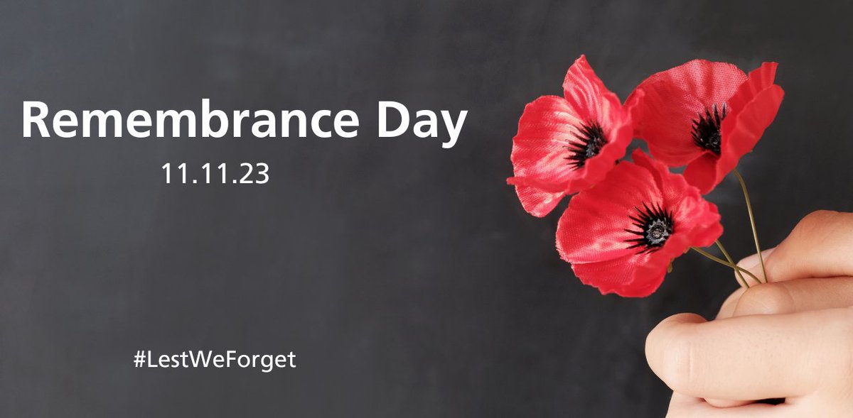 On Remembrance Day, we honour the lives that have been lost in the service of the country and thank the Armed Forces for everything they do. 

#LestWeForget #ArmisticeDay