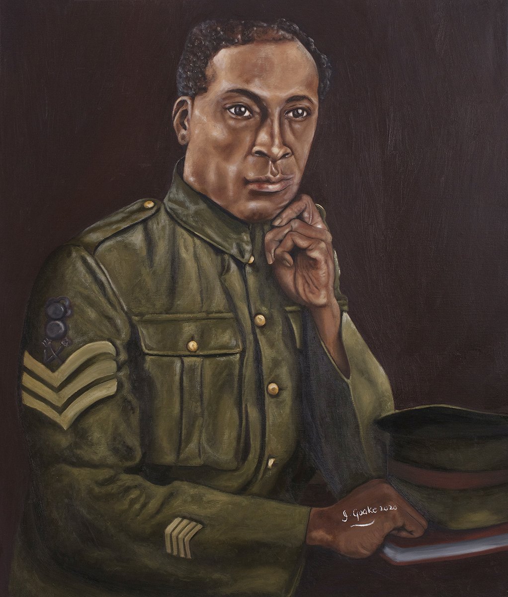 As we celebrate #ArmisticeDay, remember also the often-overlooked stories of individuals of African Descent & First Nation who served Britain in both World Wars. ‘Evidence of those unseen’, an exhibition by local artist Jacqui Cooke, SPACE Ilford > spacestudios.org.uk/events/evidenc…