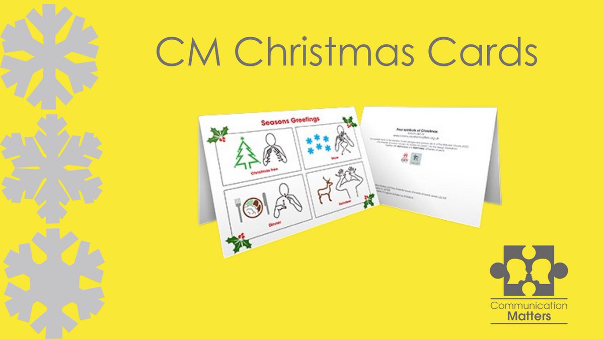 🎄 Spread holiday cheer with Communication Matters Christmas cards! 🎄

Now available online at 

communicationmatters.myprintdesk.net. 

💌 Proceeds support the work of <a href="/Comm_Matters/">Communication Matters</a>💌

Raise awareness of AAC with every card sent!  🎁

#ChristmasCards #SupportCM #AACawareness