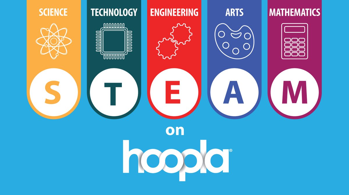 pickeringtonlib's tweet image. Hoopla gives you instant access to a diverse variety of STEAM resources for learning anytime, anywhere. Read, listen, watch with your library card. #steam #hoopla #PPLibrary