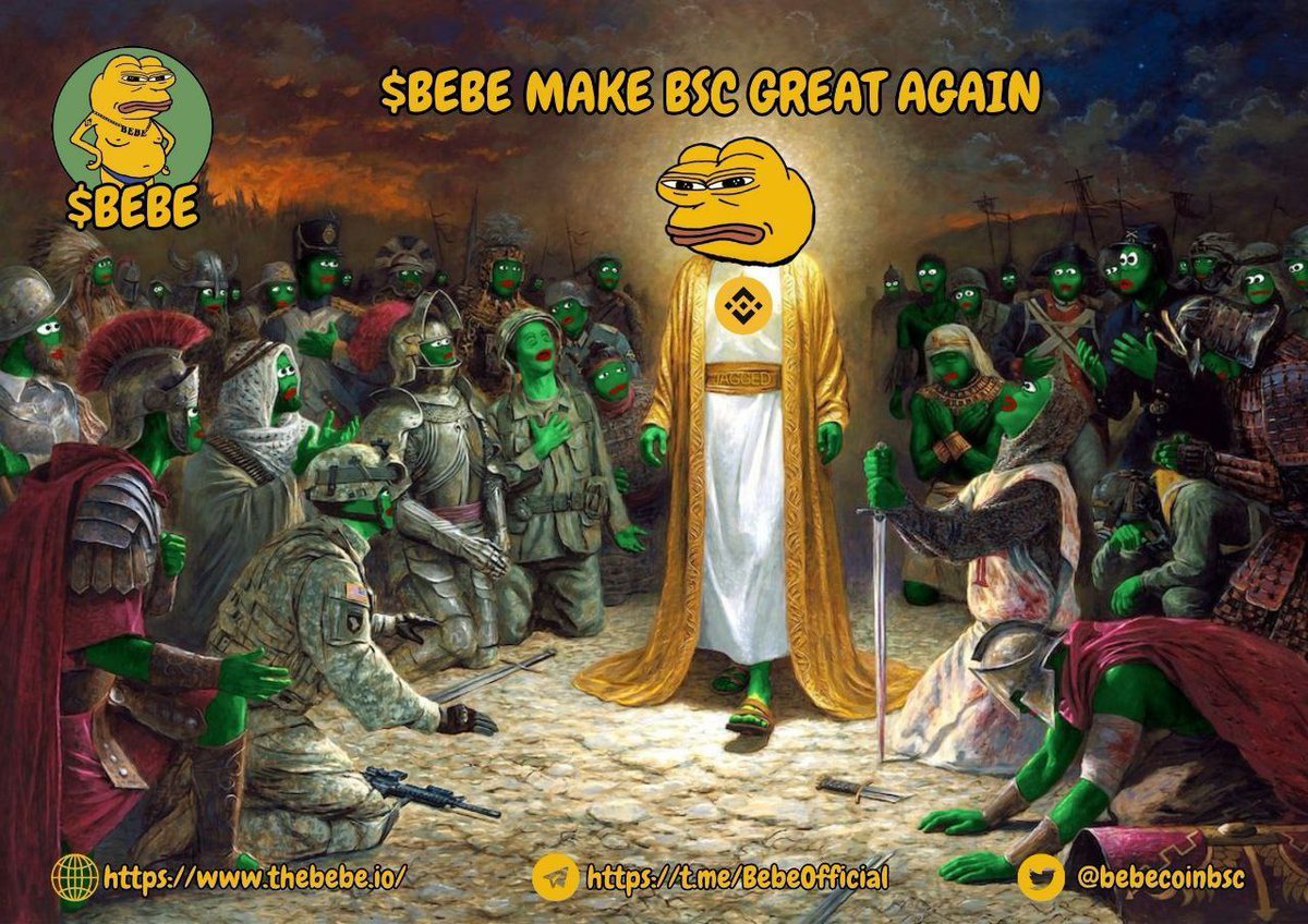 thebebebsc's tweet photo. @Zeneca #BEBE next phenomenon 

$BEBE #BEBE #MMGA $PEPE #MEMECOINS #REALMEMES https://t.co/YpAcOkWYrT