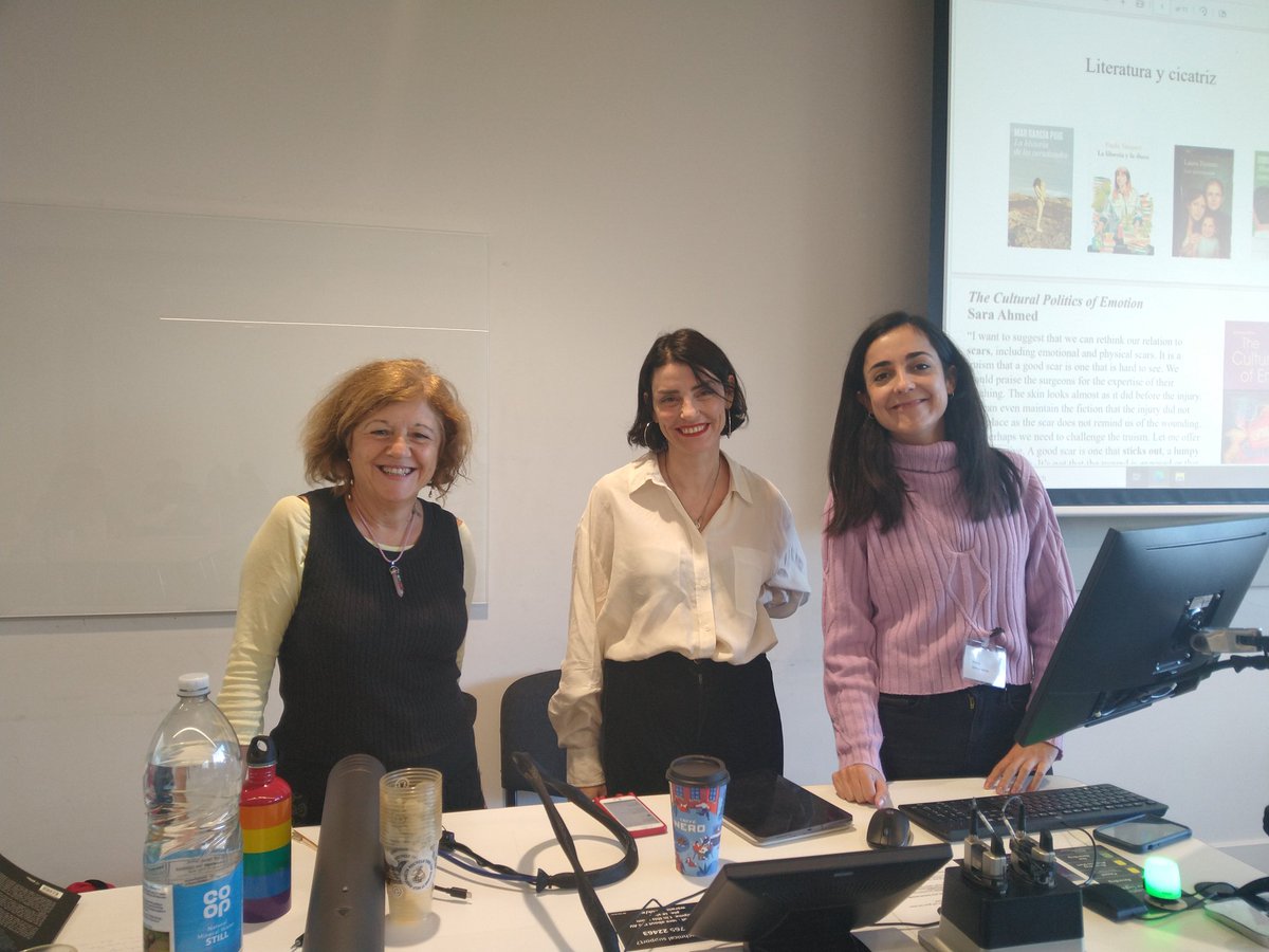 Our keynote speaker Mar García Puig with Mercedes Carbayo Abengozar and Blanca Gomez García <a href="/BlancaGomezGar9/">Blanca Gómez García</a> <a href="/CarbayoMercedes/">Mercedes Carbayo</a> <a href="/MarGarciaPuig1/">Mar Garcia Puig</a> <a href="/WISPS_IrelandUK/">WISPS</a>