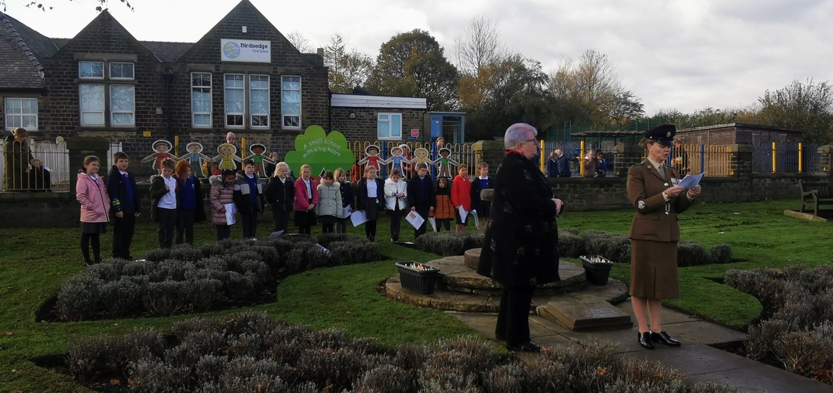 We had our own special service yesterday at BFS for Remembrance. Thank you to all who attended to make it happen and of course to our wonderful children who as always did us so proud.
Mrs W 
<a href="/LordLtWY/">Ed Anderson, Lord Lieutenant of West Yorkshire</a>  @167RegimentChef