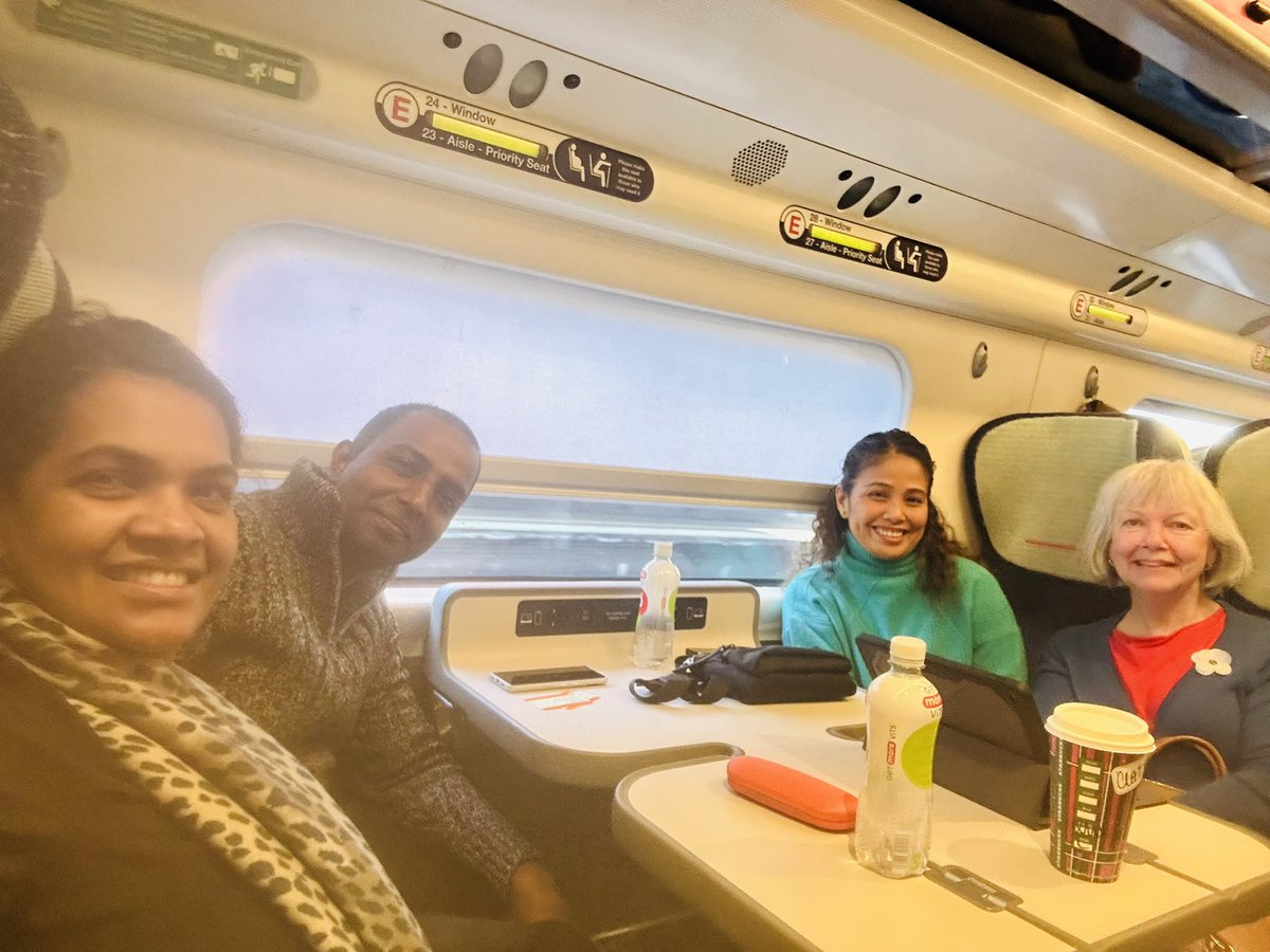 En Route to London from #RCNAwards by default networking with @MannyTheNurse and @claire iohnson discussing challenges of #RBCS #PNA and the need to integrate practice #NCL @ChrisCaldwell @GraceatFoNS @datt_colette @HazelManzano3