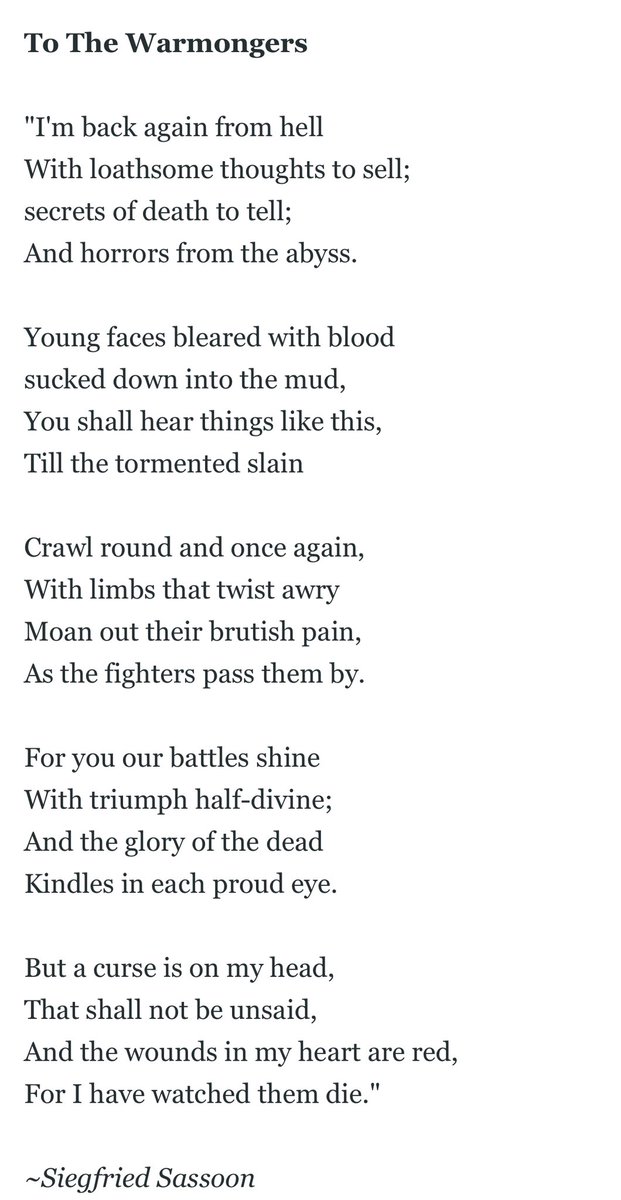 Honour the dead by stopping the killing.