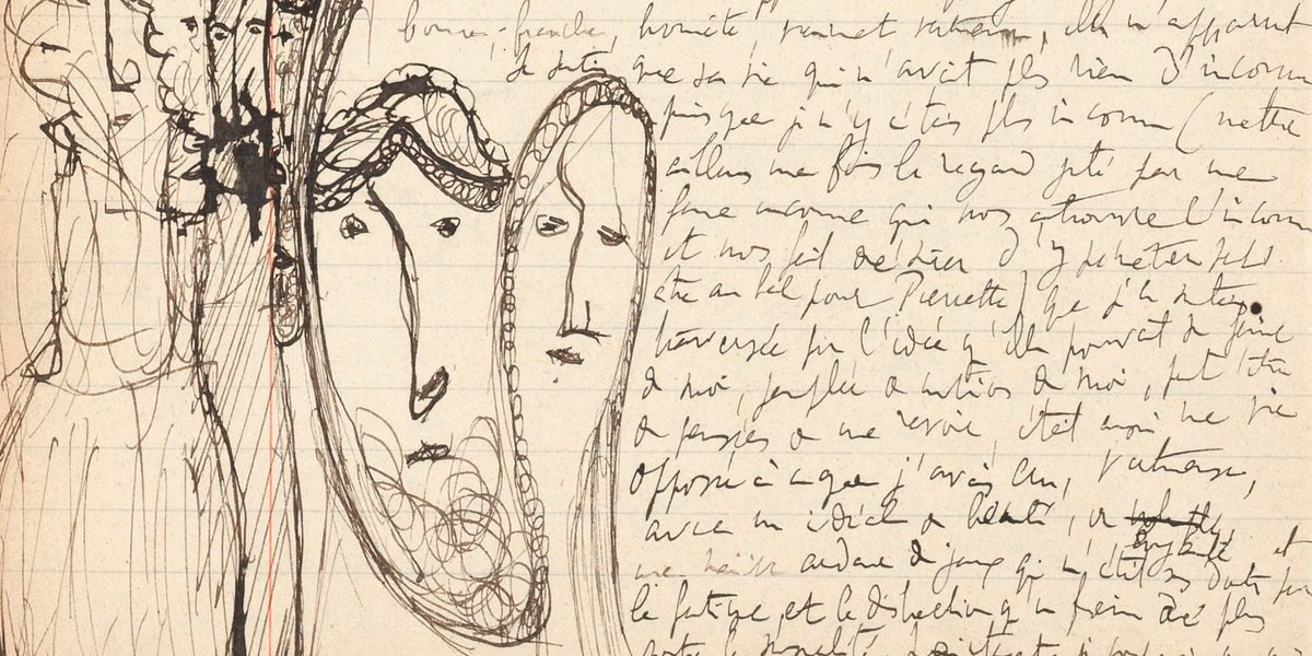 o_exacoustos's tweet photo. 📸 Manuscrit de Du côté de chez Swann (Proust). https://t.co/0keSrP2aP5
