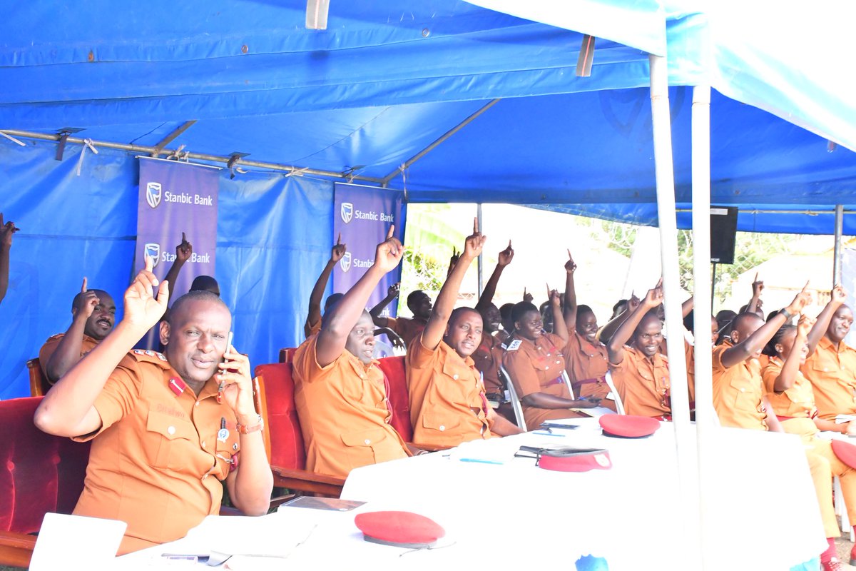 UgandaPrisons's tweet photo. Happening now!!

In a pioneering initiative led by the CGP @jbyabs as a drive into staff welfare, @UgandaPrisons in collaboration with @stanbicug is hosting a transformative Financial Literacy and Empowerment Training Program at the Youth Centre in Luzira today. https://t.co/hj5O21hNC0