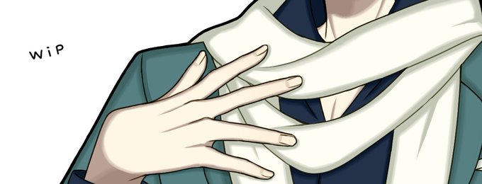 頑張って描いたけどおそらく見切れてしまう部分の供養です 