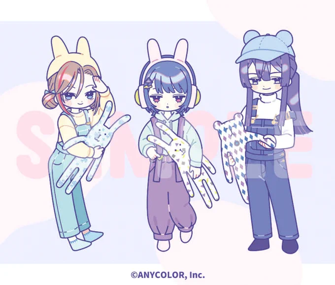 【にじさんじ×CRAFTHOLICグッズ】にて来栖夏芽さん、小清水透さん、長尾景さん、成瀬鳴さん、ましろ爻さん、町田ちまさんのイラストを担当させて頂きました!よろしくお願いします  ▽詳細はこちら 