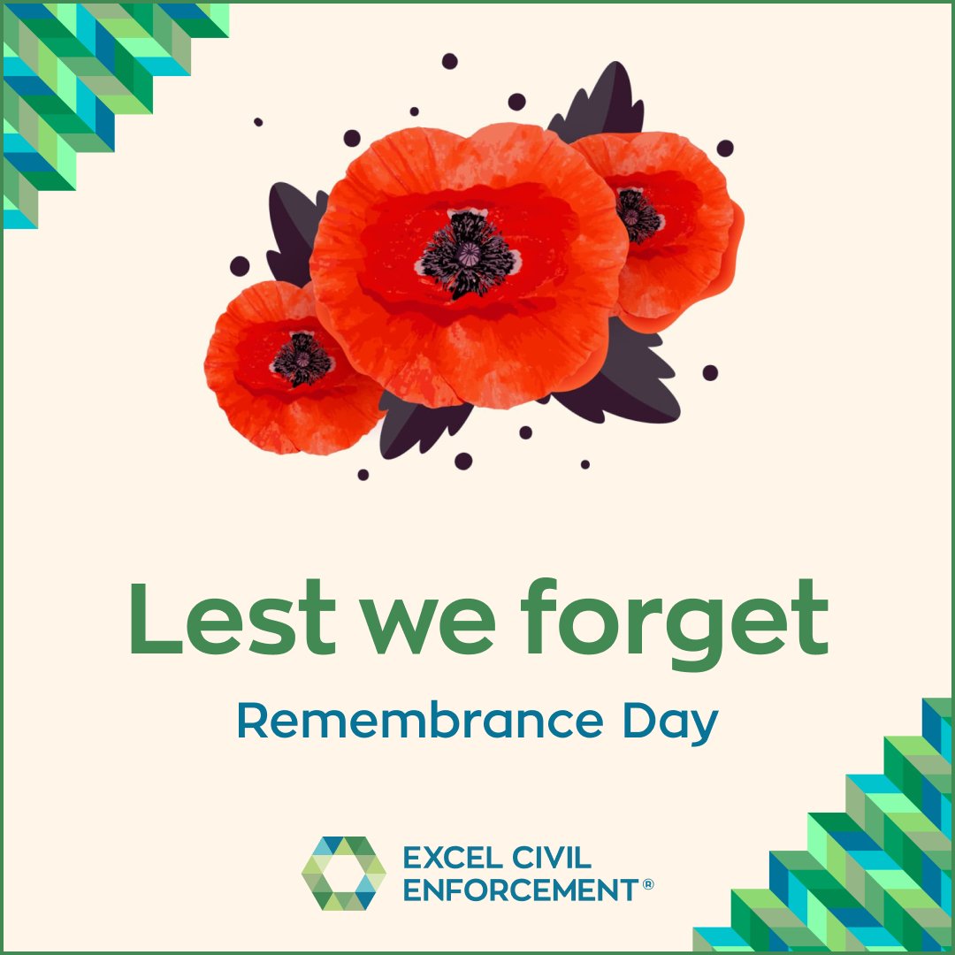 excelenforce's tweet photo. Today is Remembrance Day 

The team at Excel Civil Enforcement would like to take this time to remember those who have served and sacrificed their lives in service for our country.

Lest We Forget. https://t.co/j6C2YeI7EP