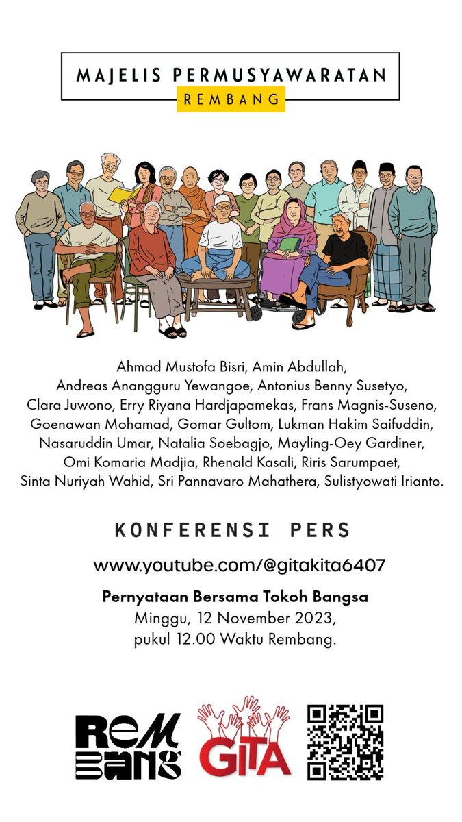 Siap-siap gaes..

Ini kalau tokoh-tokoh bangsa sudah mengeluarkan pernyataan, kalian tidak bisa nuduh mereka bujer bajer..

Majelis Permusyawaratan Rembang 👍