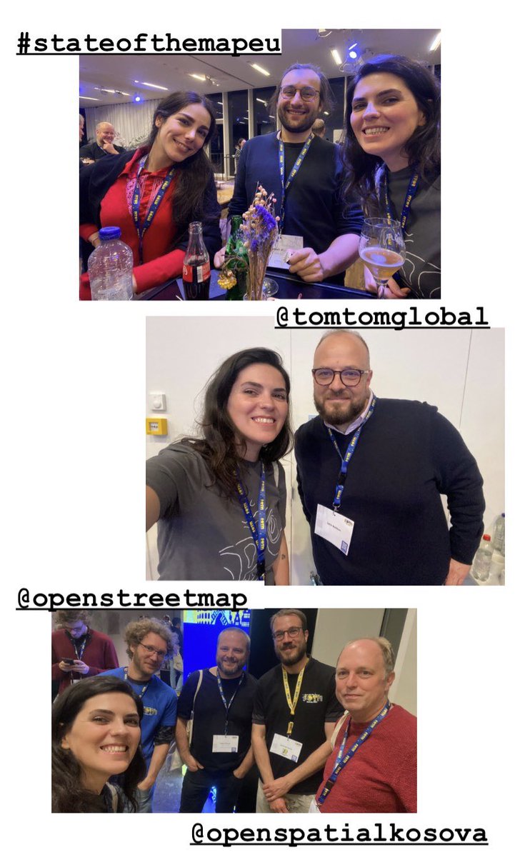 Happy to be at State Of The Map Europe 2023, and meet amazing community members! 

#sotmeu #osm #osmfoundation