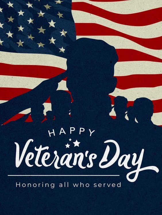 Thank you to our veterans for your sacrifice and dedication. We appreciate you!  #thankyouforyourservice #wehonoryou #happyveteransday🇺🇸 #hmspto