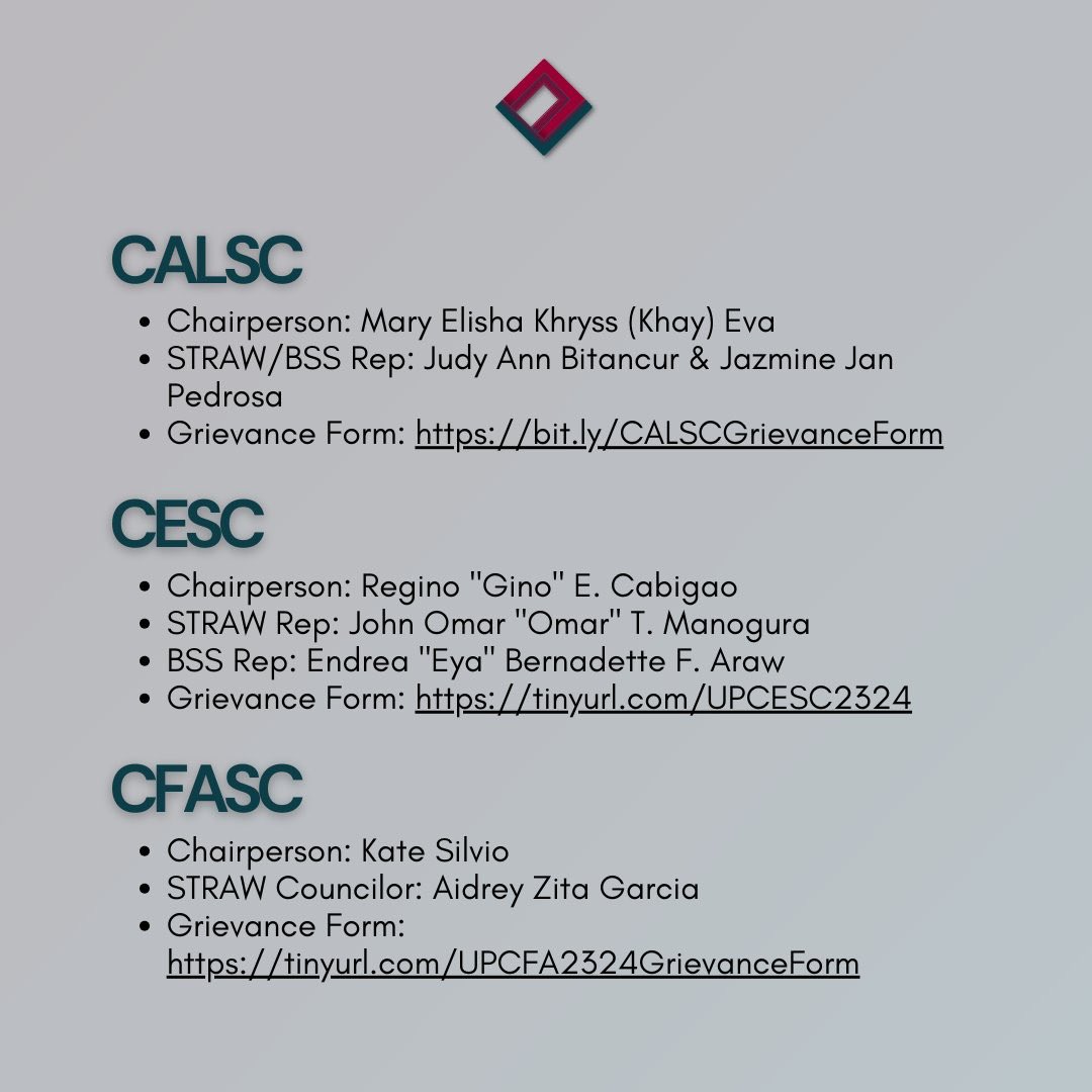 updlcc_'s tweet photo. #CouncilPointPersons

The UPD LCC is looking forward to a fruitful terms as we continue this semester with strong goals and campaigns. https://t.co/t6jZXn2S05
