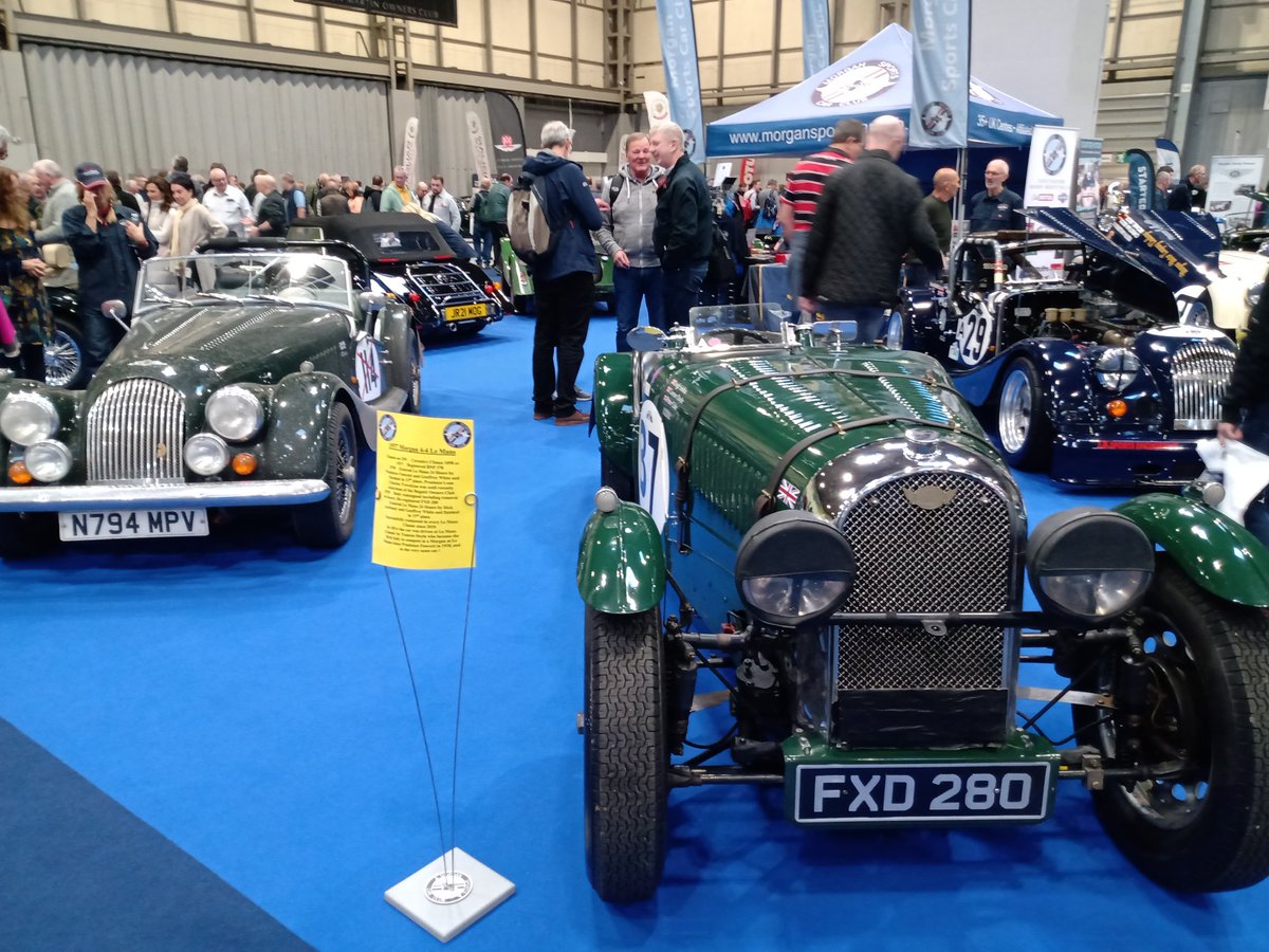 #NEC Classic Car Show hall 1 @morgansportscc 
Come and see our Perfect Partners #Morgan