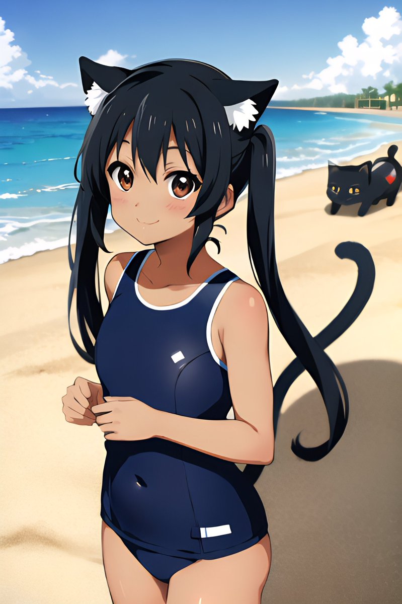 WyNGgmQV8QMEFPU's tweet image. あずにゃんお誕生日おめでとうございます🎵

題名:スク水日焼けあずにゃん
#中野梓生誕祭2023